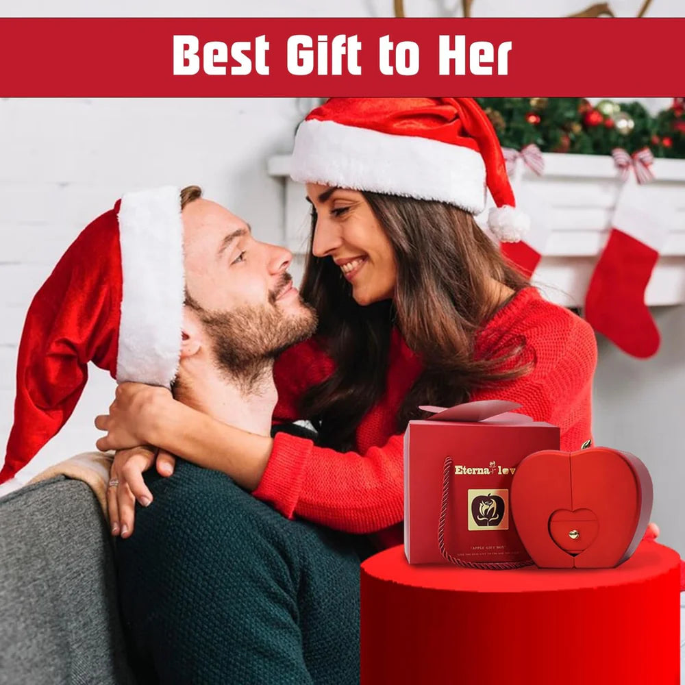 Eternal Rose Gift Box with Necklace